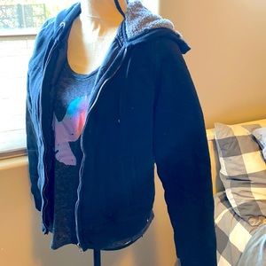 Hurley quilted hoodie